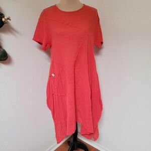 JP and Mattie Pink Dress